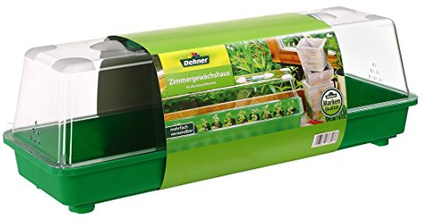 Dehner Zimmergewächshaus Alexander, ca. 59 x 20 x 20 cm, Kunststoff, grün