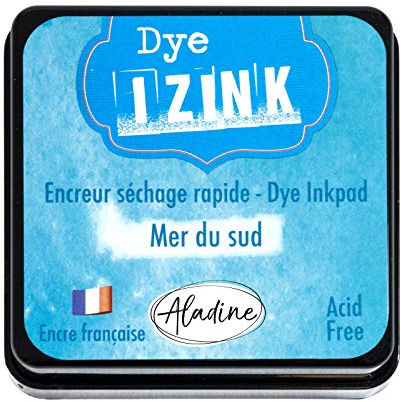 Aladine Izink Dye 19261 Stempelkissen, Hellblau