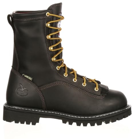 Georgia Boot Lace-to-Toe GORE-TEX® Waterproof 200G Insulated Work Boot, Black, Size 8.5(W)