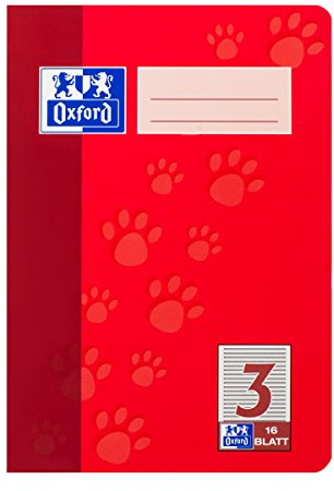 Oxford 100050408 Heft A5 / 16 Blatt Lineatur 3