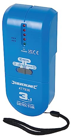 Silverline 477936 Kompaktes 3-in-1-Ortungsgerät 1 Stck. 9-V-Batterie (PP3)