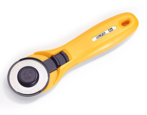 Prym Cortador Giratorio, Acero Inoxidable, Amarillo, 45 mm