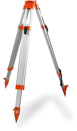 hedue® Treppiede di livellamento in alluminio NS6 – treppiede per livello da cantiere e laser rotativo, 170 cm