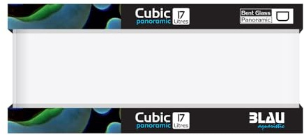 Blau Aquaristic Cubic Panoramic 45X24X16 Cm 17 litros 4900 g