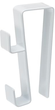 YAMAZAKI 2782 TOWER UnderSink Hook, white, Steel, 1.5 x 3.8 x 7.2 cm