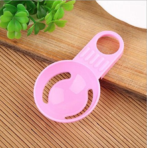 G-MOTIONS White Egg Separator Kitchen Tool Aid Plastic Pink