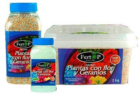 FERTOP Abono para Plantas de Flor y Geranios 2 Kg