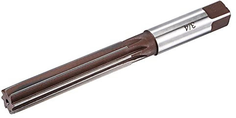 sourcing map 3/4 Hand Reamer H8 Accuracy Alloy Tool Steel 8 Flutes Straight Shank Milling Cutter Tool