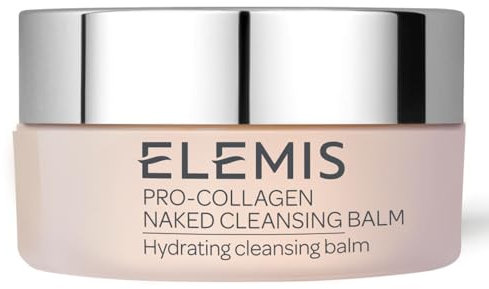 Elemis Pro-Collagen Naked Cleansing Balm, Hydrating Oil-free Formula, Deep Face Wash, Unscented Cleansing Milk, Daily Moisturising Makeup Remover, Suitable for Sensitive Skin, 100 ml