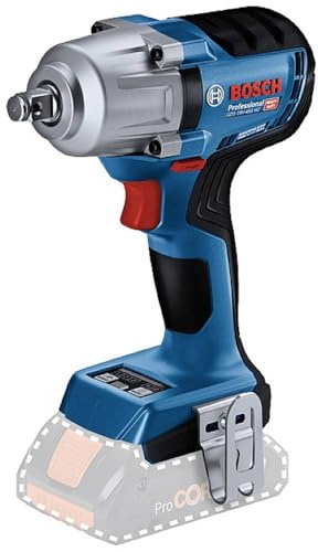 BOSCH Professional 18V System atornillador de impacto a batería GDS 18V-450 HC (par de apriete 450 Nm, par de arranque 800 Nm, incl. módulo Bluetooth GCY 42, L-BOXX, sin batería/cargador)