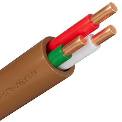 Syston 18/3 Thermostat Doorbell HVAC Heating Control Cable Wire, 100% Solid Copper Conductors CL3R/FT4/CMR Riser-Rated UL/ETL Listed, UV Resistant RoHS for Indoor/Outdoor Low Voltage Applications Use
