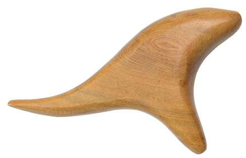 HDGSAFD Masajeador de madera de 1 pieza, accesorio de masaje, masajeador de pies, accesorio de fisioterapia, masajeador automático, fácil de llevar (color madera cruda)