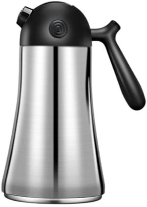 Garneck Automatische Ölausgießflasche – 1000 Ml Ölaufbewahrungshalter Aus Edelstahl – Ölflaschen Für Die Küche – Speiseölspender