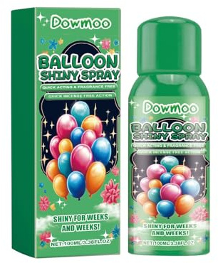 Ballonglanz-Spray | Ballon-Aufheller, schnell trocknend, hochglänzend, 100 ml basierter Aufheller für dauerhaftes Glanz-Finish