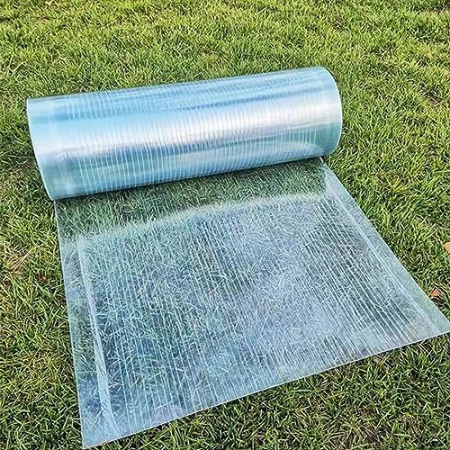 YHKJLYH Feuille de toiture en Polycarbonate, Panneau d'isolation Thermique et d'éclairage Naturel, Panneau d'isolation Anti-Pluie et Solaire Facile à Plier et à Couper (Couleur : Transparent, Taille