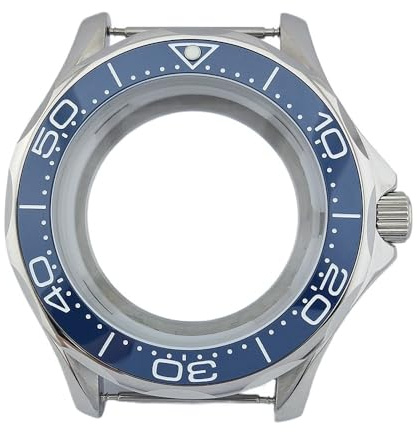 XTINKOPW Caja de Reloj NH35 de 42 mm, Acero Inoxidable, Compatible con los Movimientos NH35 y NH36.(Case-6)