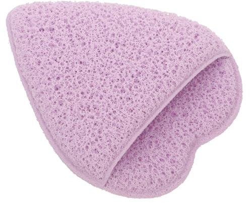 Spugna per il viso naturale per una pulizia delicata del viso e peeling, comprimibile per la rimozione del trucco e la cura della pelle, pulizia profonda ed esfoliante