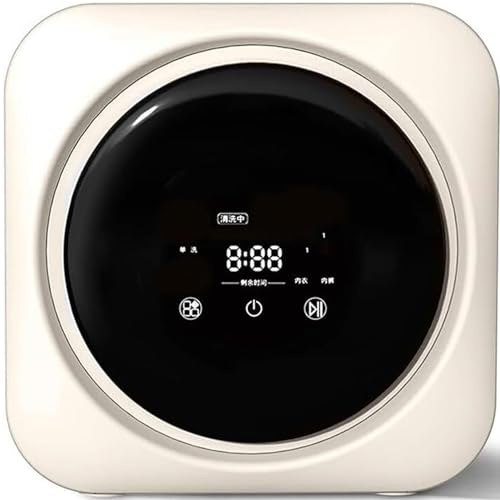 Machine à Laver et séchage Petite portable, sèche-linge compact pour la maison, sèche-linge, avec sèche-linge 4 fonctions, sèche-linge compact pour prise murale standard, sèche-linge pour le