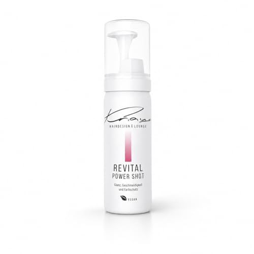 Knaus Revital Power Shot hochkonzentriert – Professioneller Pflegeschaum für coloriertes Haar ohne Ausspülen | Mit Magnolie & Phytokeratin für Farbschutz, Glanz & Feuchtigkeit | Salonqualität, 50 ml