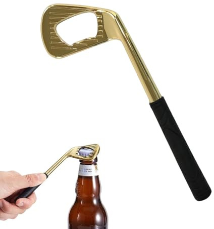 dinghaole Ouvre-Bouteilles Golf, Décapsuleur de Bière en Forme de Golf, Design Club de Golf en Métal pour Amateurs de Bière, Accessoire de Bar Original pour Passionnés, Résistant & Antirouille