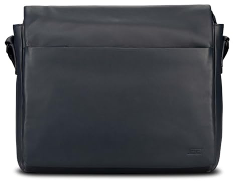 Jost Businesstasche Umhängetasche mit Laptopfach Tromsoe Business Bag Black schwarz