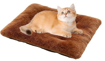Panier Auto Chauffant de Chat Meuble De Sommeil Pour Chien À Doux | Lit À Chauffage Automatique Pour Animal De Compagnie pour Domestique Intérieur Extérieur Sol Carrelé Parquet