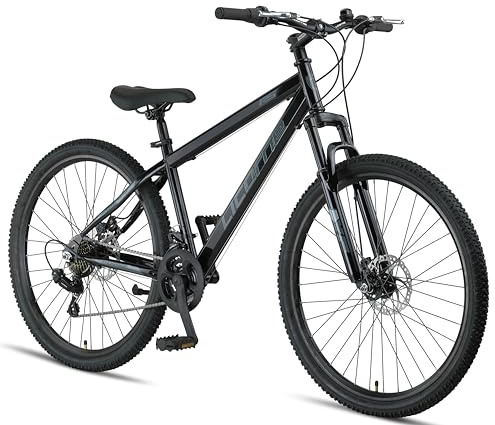 Licorne Bike Thunder Premium Mountainbike in 20, 24, 26, 27.5 und 29 Zoll Fahrrad für Mädchen Jungen Herren und Damen Discbremse
