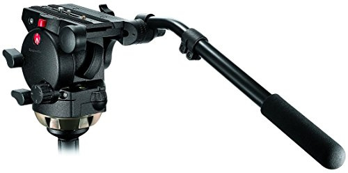 Manfrotto Profi Fluid Video-Neiger mit 100 mm Halbkugel und 357PLV
