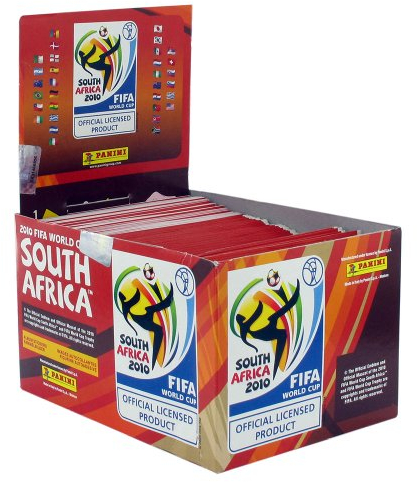 Panini 2010 Fifa World Cup South Africa Stickers - 1 Box, 100 packs per box (Pack of 100)