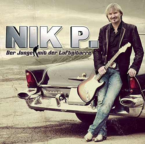 Junge Mit Der Luftgitarre