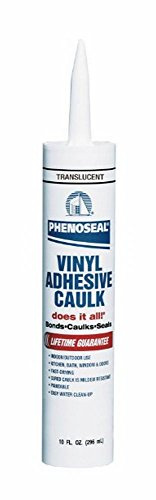 Dap 00006 18 Pack Translucent Phenoseal Does It All Vinyl Adhesive Caulk 10-Ounce