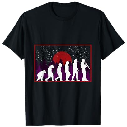 Évolution Cadeau Pour Un Clarinettiste Musicien Clarinette T-Shirt