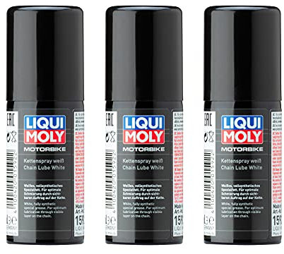 ILODA 3X Original Liqui Moly 50ml Motorbike Kettenspray weiß White Chain Spray 1592