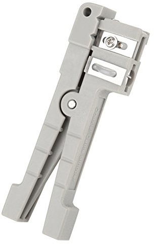 Pince à Dénuder pour Câble Coaxial à Dénuder à Fibre Optique Pince à Dénuder Automatique Outil à Main de Dénudage Coaxial pour la Réparation électronique et Automobile(45-162)