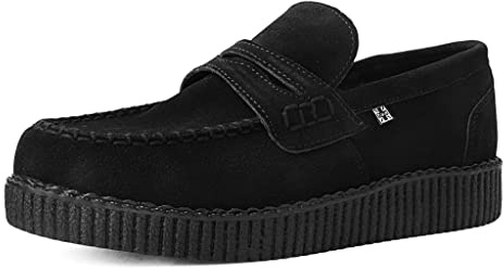 T.U.K Penny Loafer Creeper Shoes Black