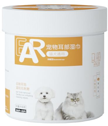 Salviette per occhi di cane, salviette per rimuovere le macchie degli animali domestici, 220 salviette per occhi per cani e gatti, per pulire delicatamente gli occhi, previene le macchie di lacrime