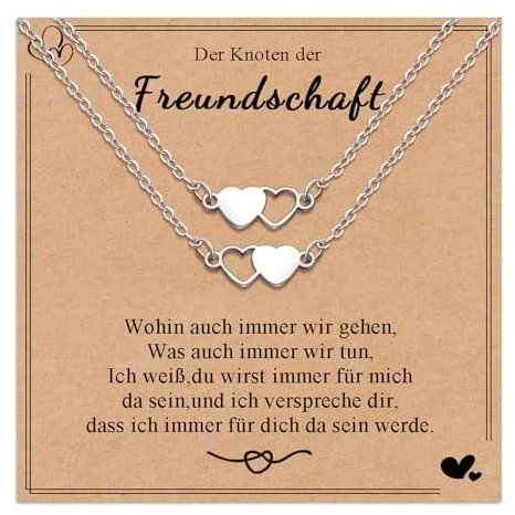 SUNSH 2 Beste Freundin Halsketten,Schwester Halsketten,Damen/Mädchen Ketten,Freundschaft Freund Geschenke,Geschenke für Beste Freundin Schwestern,Geburtstag/Weihnachten/Halloween