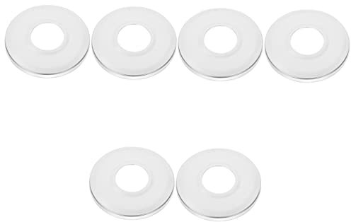 POPETPOP 6pcs Stainless Steel Pool Ladder Cover Plates Escutcheon Plate Covers for Swimming Pool Handrails Easy Installation Resistant