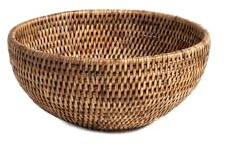 H&h Runder Rattankorb 23 x 10 cm