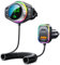ISEYOU Transmetteur FM Bluetooth 5.3, 【Basse & HiFi Musique】 Adaptateur Bluetooth Voiture, 【30W PD & 18W QC】 Allume Cigare Chargeur Rapide, Appels Mains Libres, Anneau Lumineux Coloré RGB