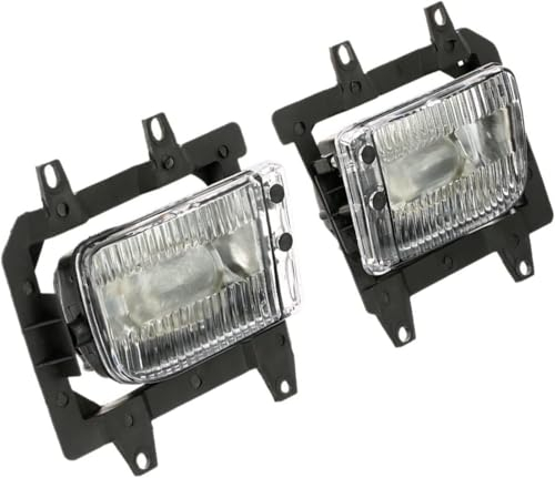 ATTLGR Auto Nebelscheinwerfer Baugruppen für BM-W E30 318I 325I 325E 63171385945 63171385946,Auto Frontstoßstange Tagfahrlicht Vorne Nebellichter Ersatz Zubehör,A-1pc Left