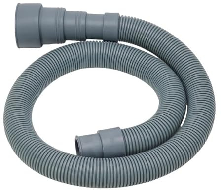 ZHAOSHIXU Washing machine drain pipe PVC Washing Machine Dishwasher Drain Waste Hose Extension Pipe With Bracket Set Wash Machine 70cm/150cm/200cm(70CM)