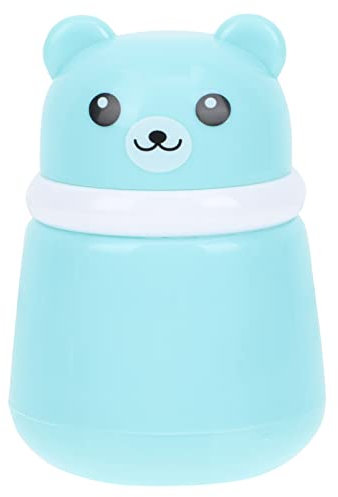 MERRYHAPY Babypuderquasten Kasten Cartoon Bär Blau Aus Langlebigem Material Mit Glatter Oberfläche Auslaufsichere Puderbox Für Neugeborene Und Kleinkinder Zur Sicheren Aufbewahrung Von Talkumpuder
