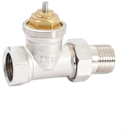 LVYXON Rass-Thermostat-Heizkörperventil M30x1,5mm-Gewinde DN15/DN20/DN25 selbstregulierend Temperaturregelung bis 85° Neigung (DN15)