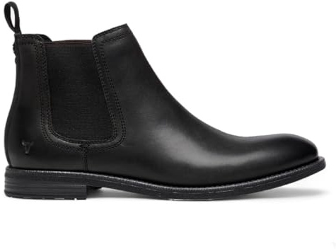 Windsorsmith Chelsea ankelåterförsäljarstövlar i läder - Sergio, Svart, 6 UK