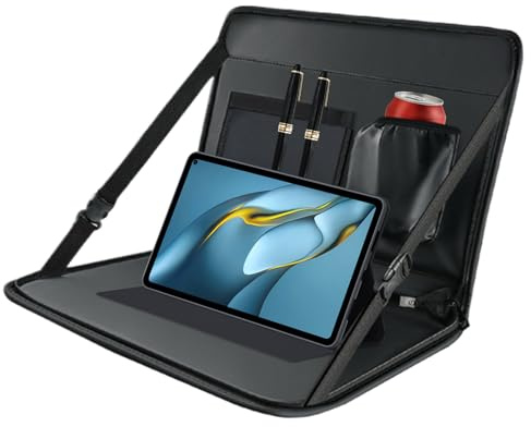 Zasdvn Mesa para Asiento Trasero del Coche, Organizador Plegable Porta Comida para Coche, Mesa para Escribir Y Comer En Interior De Automóvil Organizador con Porta Teléfono para Coche Sedán Camión