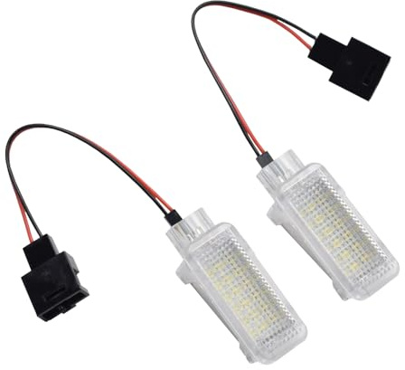 2 PZ LED Licenza Numero Targa Luce Per Audi A2 A3 A4 A5 A6 A7 A8 Q3 Q5 Q7 TT 12V Luci Targa per Auto