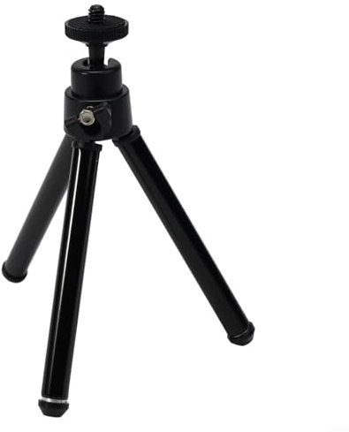 Soporte de trípode portátil para cámaras y proyectores, perfecto para uso doméstico y de oficina (negro)