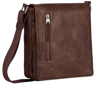 camel active Umhängetasche Traces Flap Bag Top Zip Brown dunkelbraun