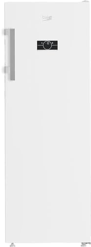 Beko B5RFNE295W Gefrierschrank freistehend, 260 l Gesamtrauminhalt, 170,5 cm Höhe, No Frost, SmoothFit, 5 Gefrierschubladen + 2 Gefrierfächer, für unbeheizte Räume geeignet, leise 38 dB, Weiß